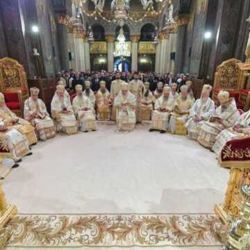 Patriarhul Daniel si-a serbat ziua onomastica prin rugaciune, ierarhi Biserica Ortodoxa Romana, Catedrala Patriarhala