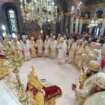 Patriarhul Daniel si-a serbat ziua onomastica prin rugaciune, ierarhi Biserica Ortodoxa Romana, Catedrala Patriarhala