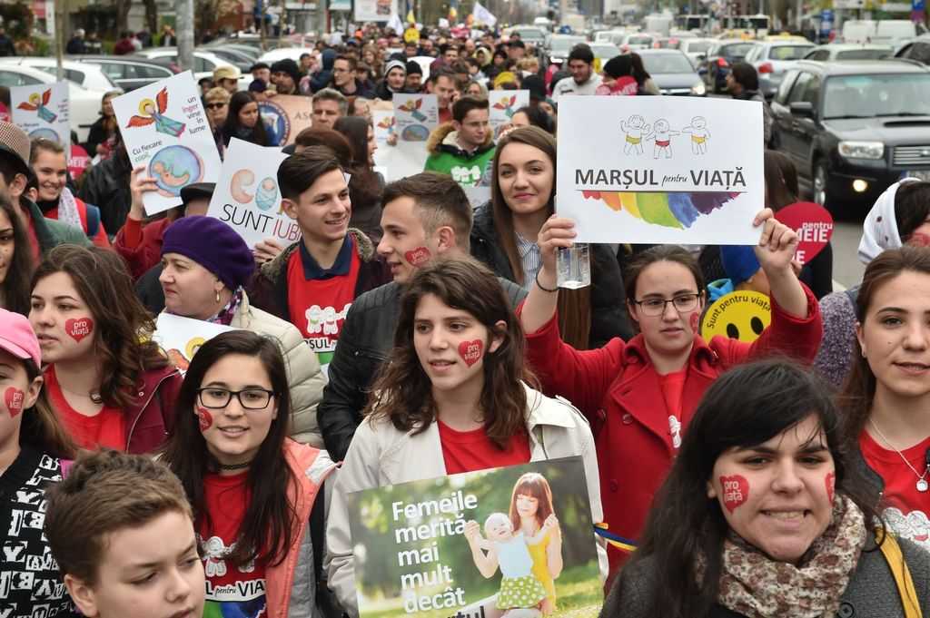 March for life in Bucharest draws thousands