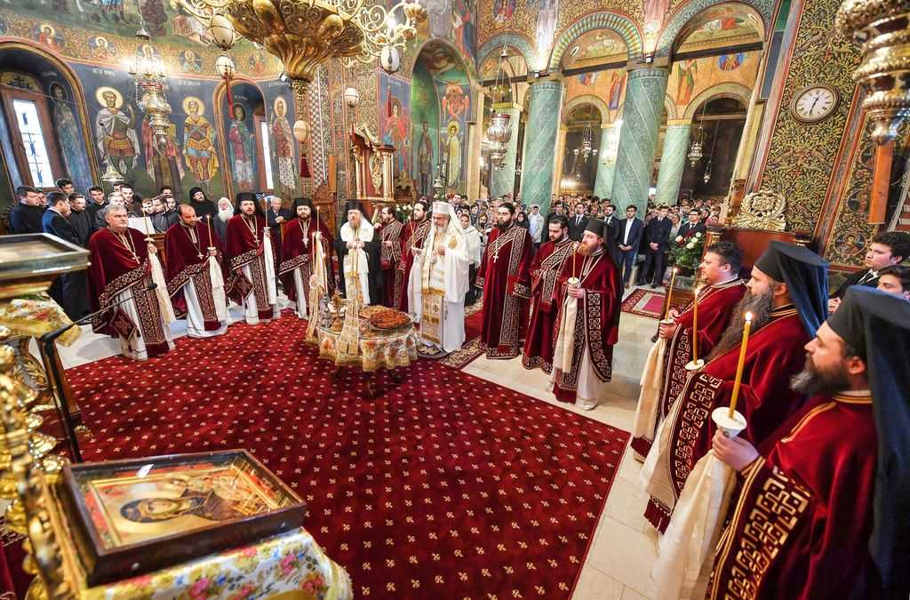 Patriarch Daniel, memorial service for Patriarch Justinian