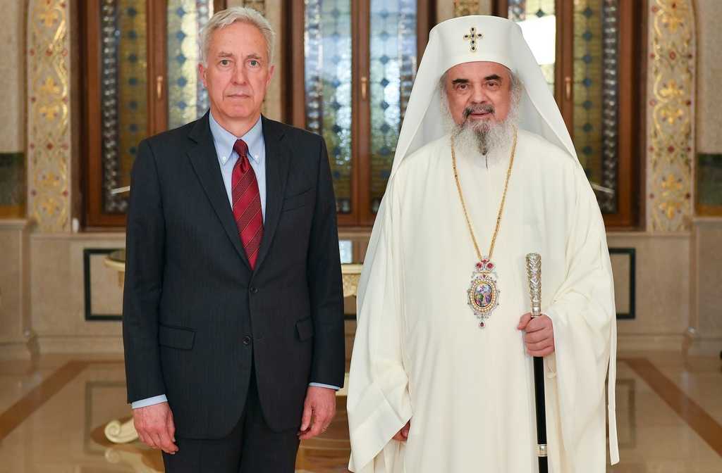 Patriarch Daniel and US Ambassador Hans Klemm