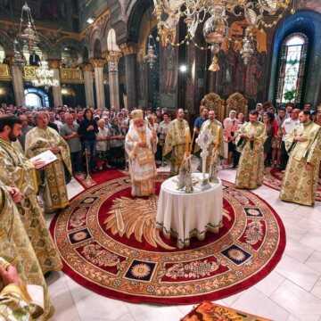 His Grace Bishop Varlaam of Ploiești on the Feast of the Most Holy Trinity 2017