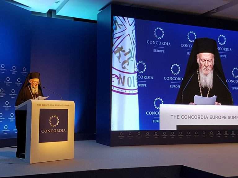 Ecumenical Patriarch Bartholomew Concordia Summit 2017