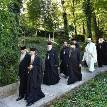 Patriarhul Daniel si membrii Sfantului Sinod al Bisericii Ortodoxe Romane au vizitat Parcul Resedintei Patriarhale (4)
