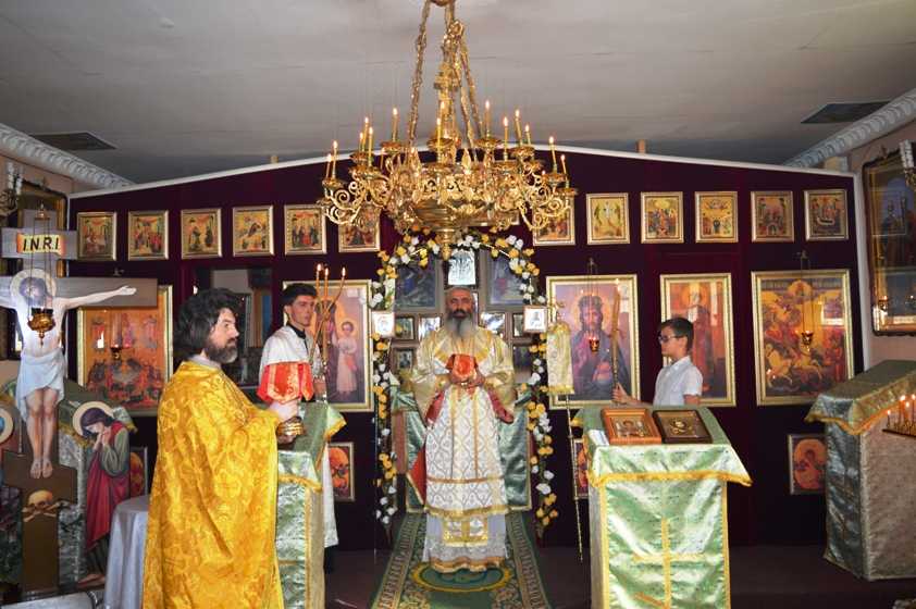 PS Antonie de Orhei la parohia Sfantul Mare Mucenic Gheorghe din sectorul Ciocana Chisinau 13 august 2017