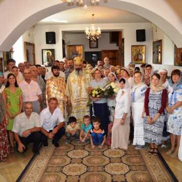 PS Antonie de Orhei la parohia Sfantul Stelian si Sfantul Mare Mucenic Gheorghe din Chisinau 27 august 2017