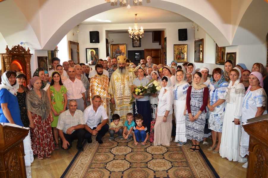 PS Antonie de Orhei la parohia Sfantul Stelian si Sfantul Mare Mucenic Gheorghe din Chisinau 27 august 2017