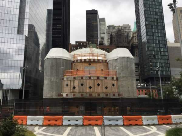 SUA Biserica ortodoxă greacă distrusă în atentatele din 2011 este reconstruită. Lucrările se apropie de final (4)