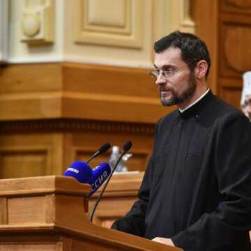PF Daniel, PF Kirill, PF Anastasios, PF Rastislav la Sedinta Solemna Sinod BOR