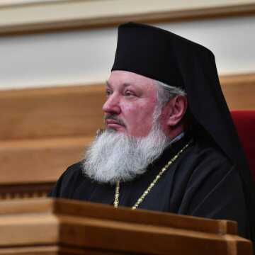 PF Daniel, PF Kirill, PF Anastasios, PF Rastislav la Sedinta Solemna Sinod BOR