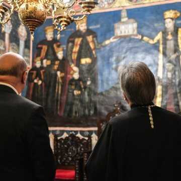 Patriarhul Daniel si Ambasadorul Georgiei