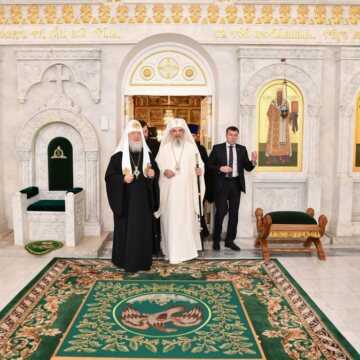 Patriarhul Daniel s-a intalnit cu Patriarhul Kiril