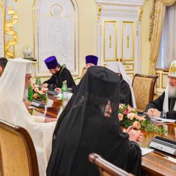 Patriarhul Daniel s-a intalnit cu Patriarhul Kiril