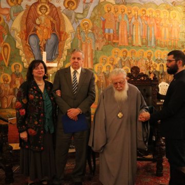 Patriarhul Ilia și Ambasadorul SUA