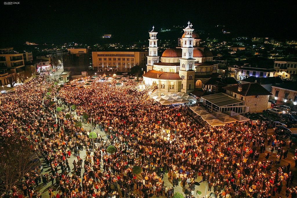 Invierea Domnului la Catedrala din Tirana 2018